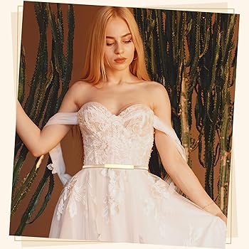 Bremorou 2PCS Thin Gold and Silver Belts for Women - Dress